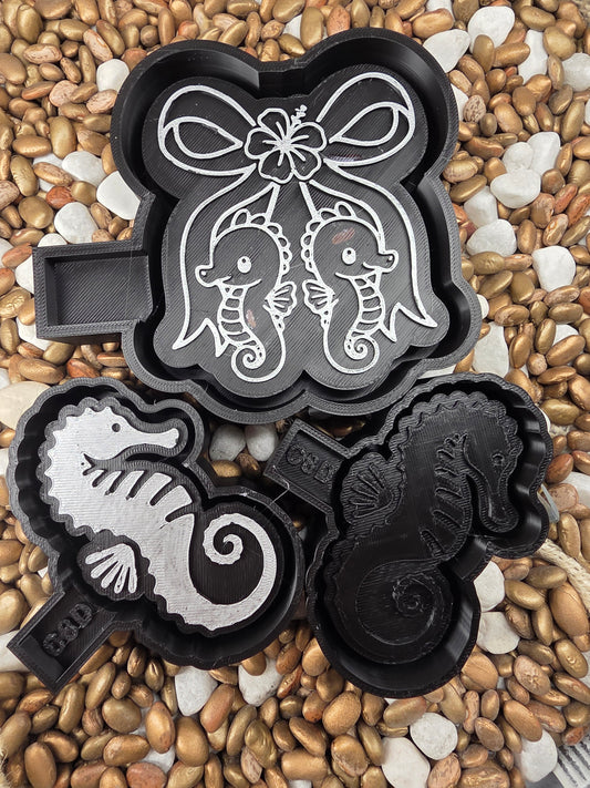  Sea Horse Freshie Mold/Vent Clips
