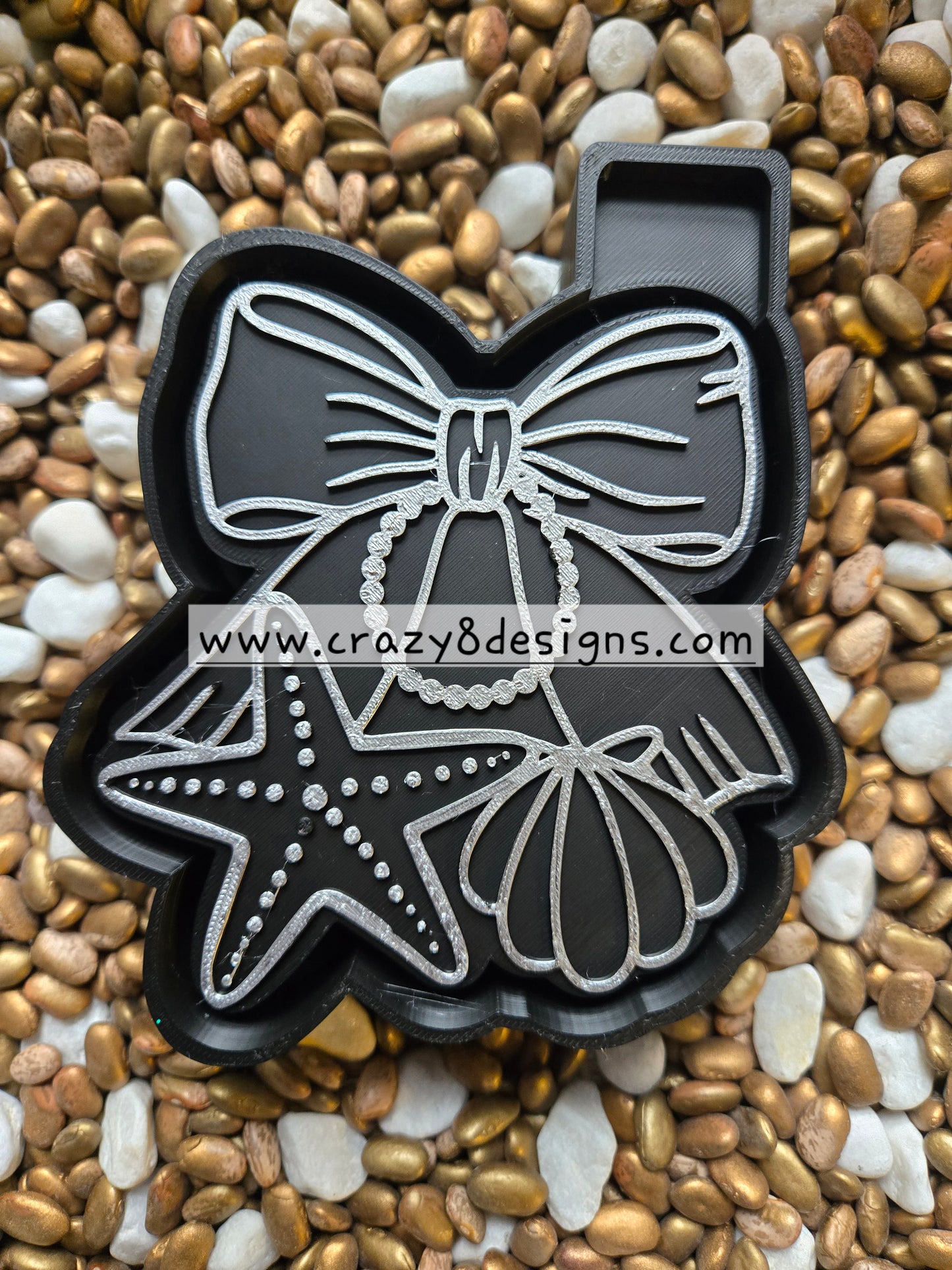 Sea Shell Bow Freshie Mold