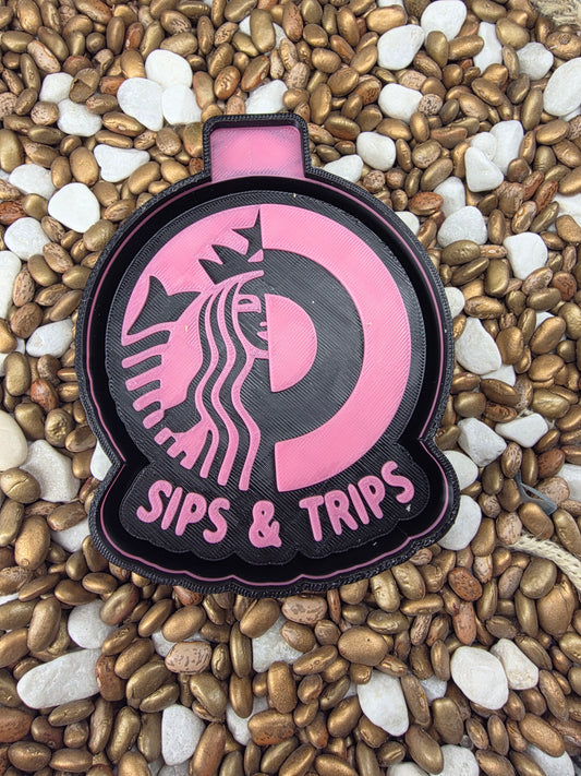 Sips and Trips Freshie Mold