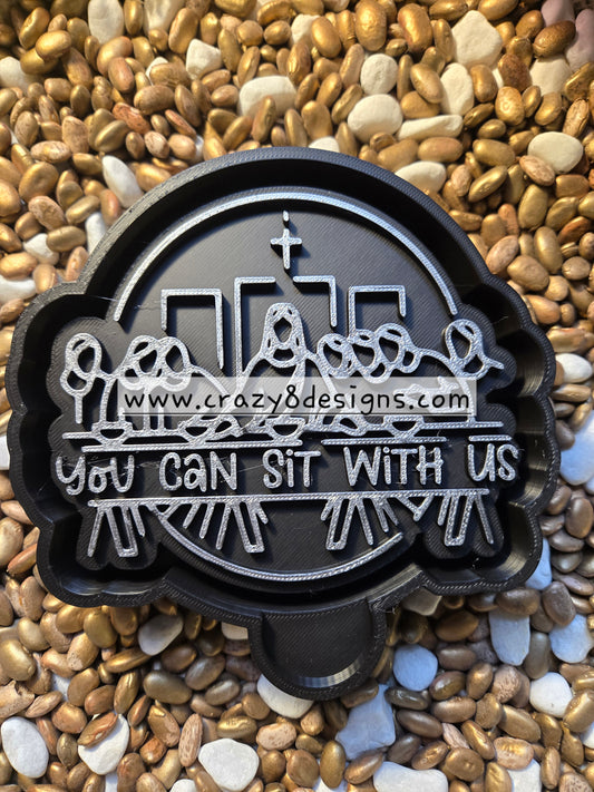 Sit with Us Freshie Mold