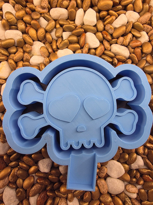 Skull and Cross Bones Freshie Mold