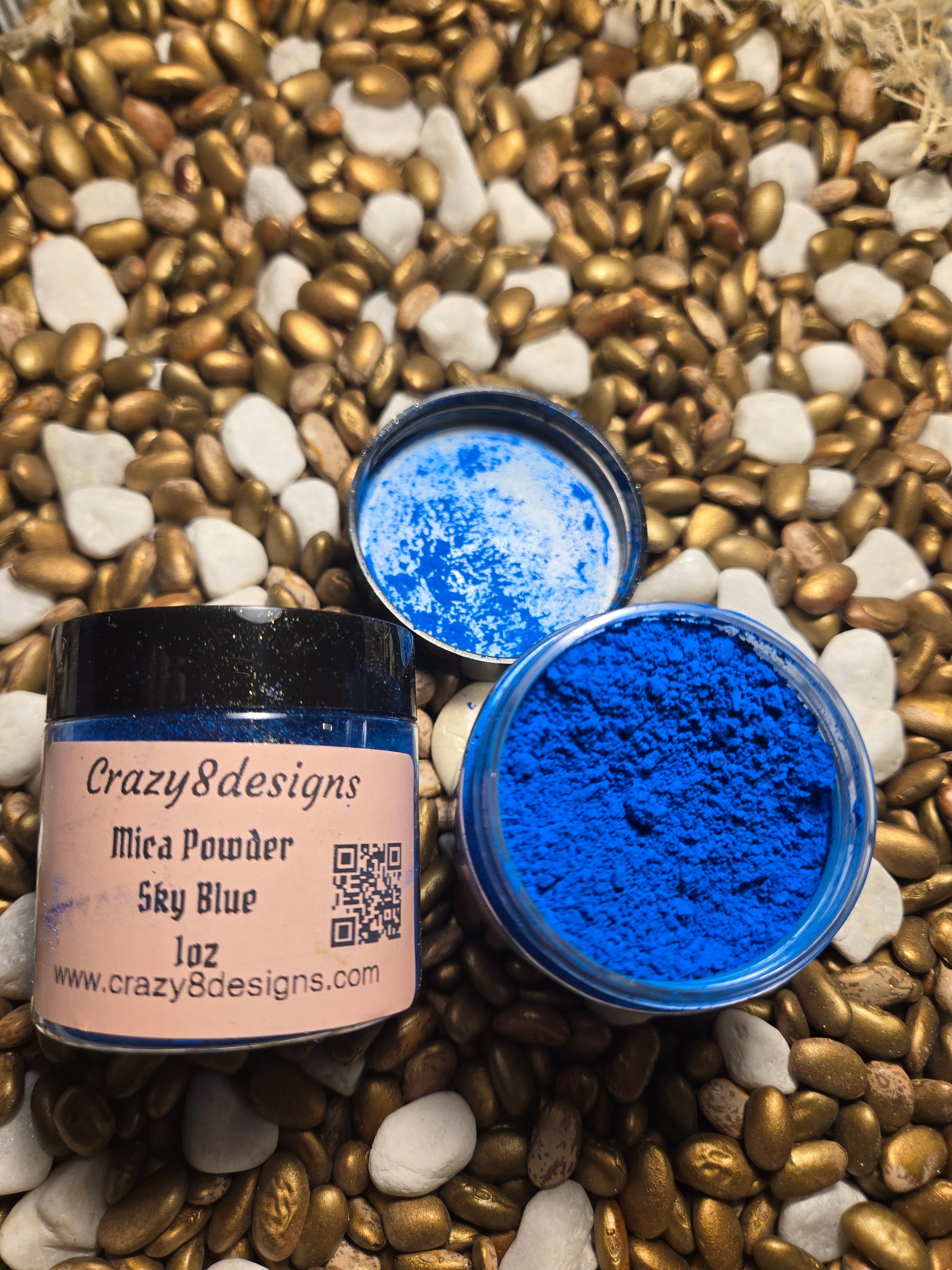 Sky Blue Mica Powder 