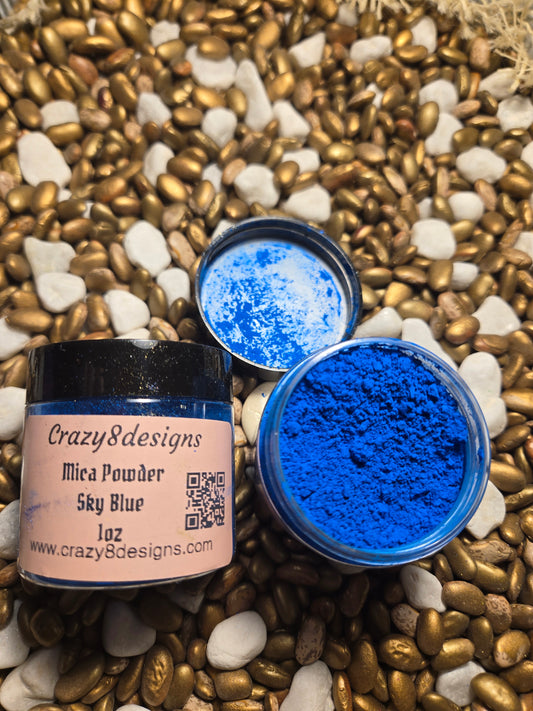 Sky Blue Mica Powder 