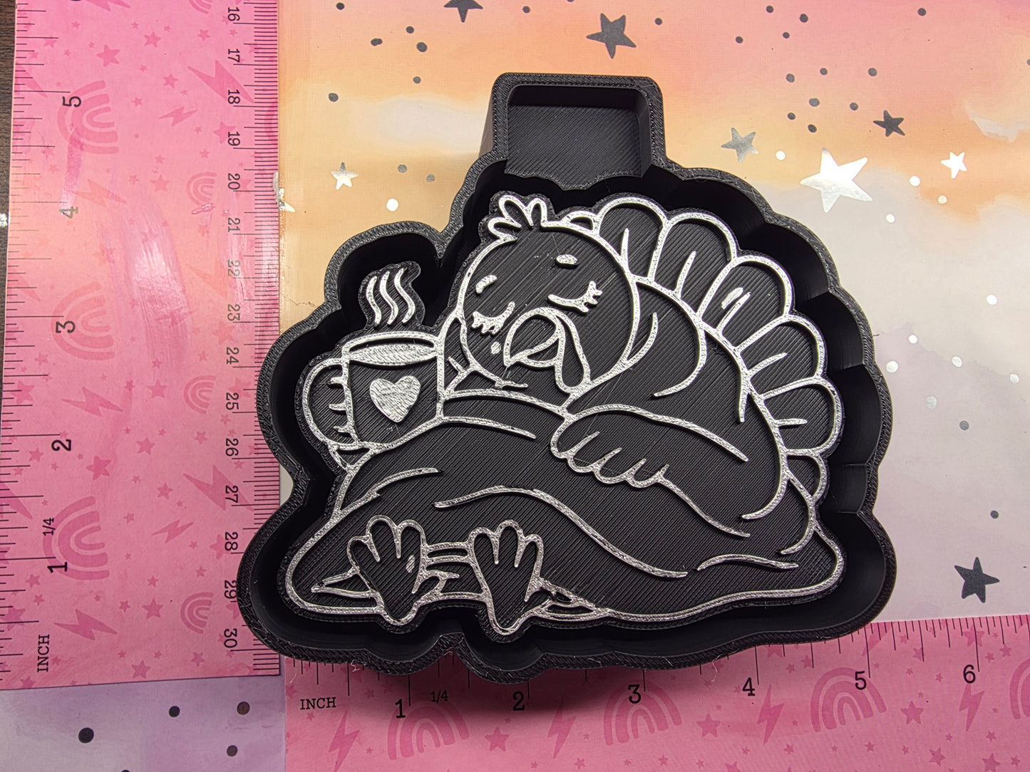 Sleeping Turkey Freshie Mold