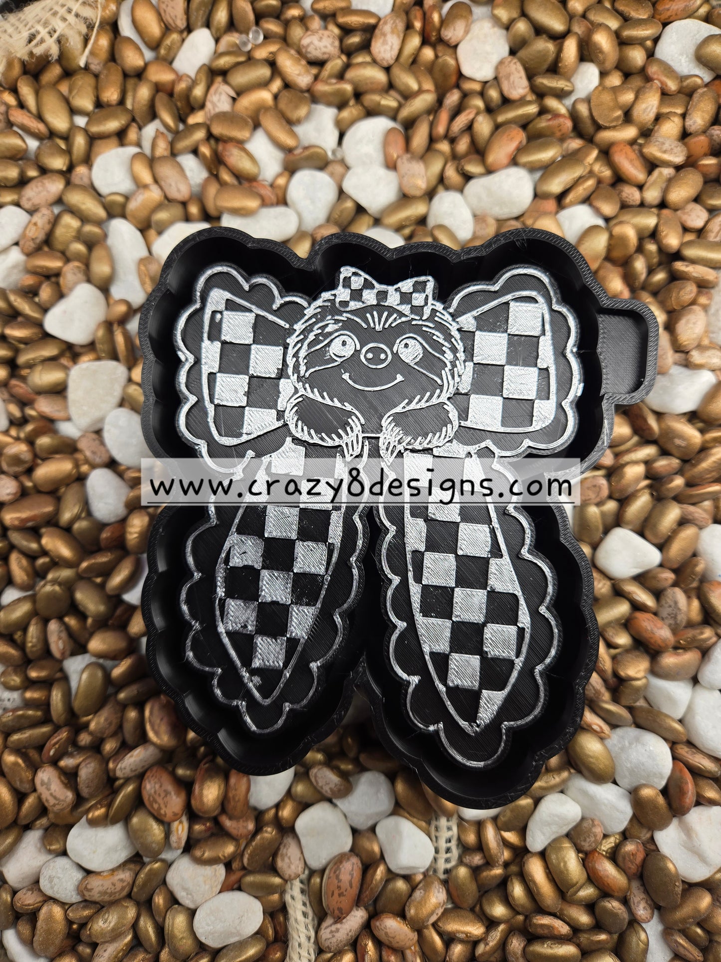 Sloth Bow Freshie Mold