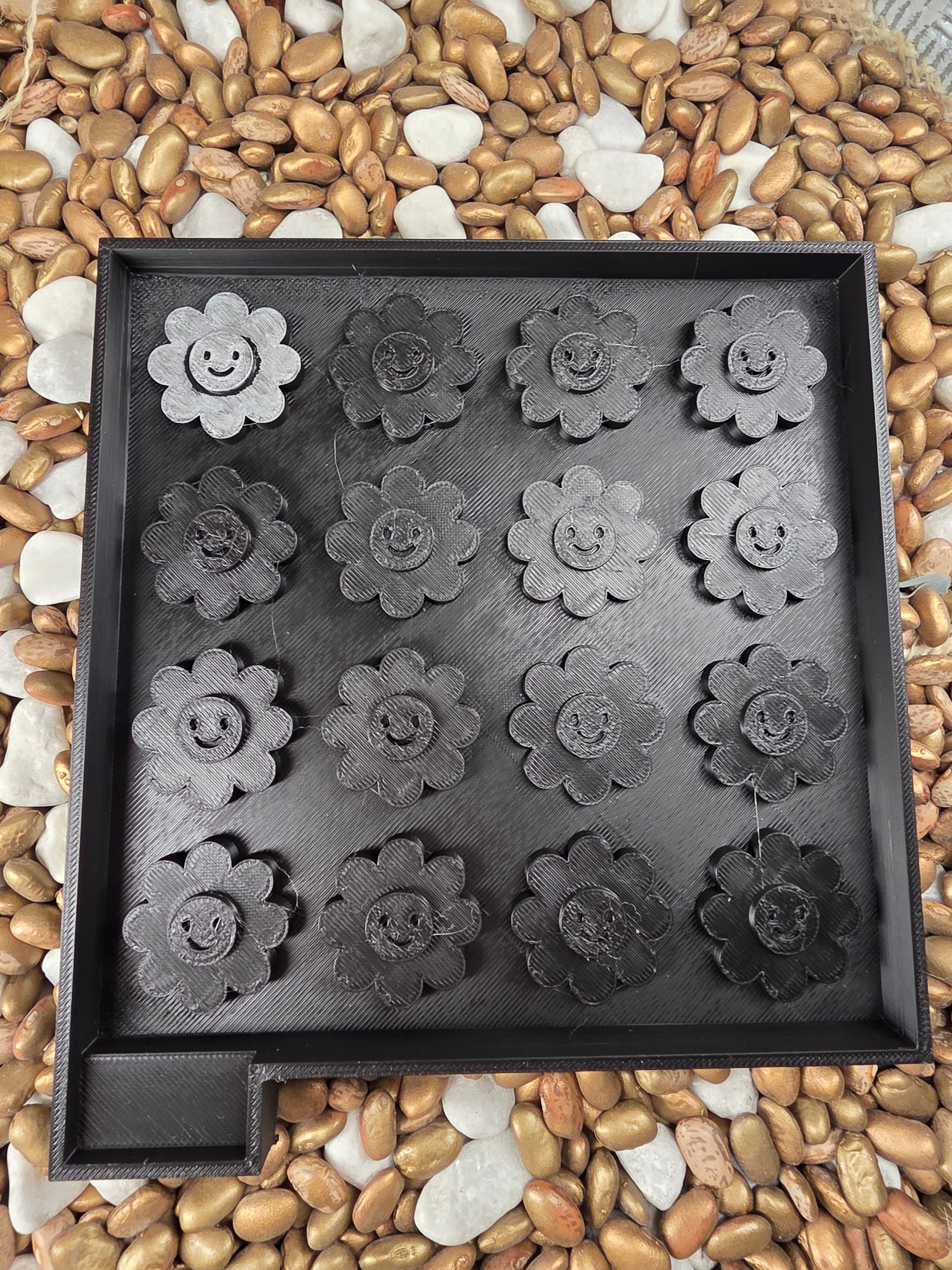 Smiley Flower Melt Mold