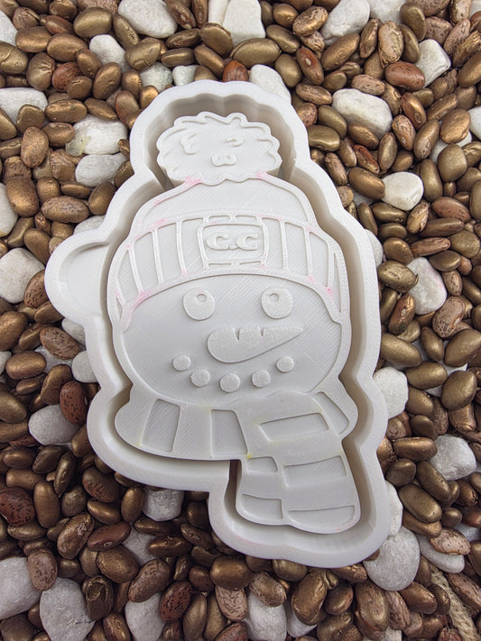 Snowman CC Frame Mold