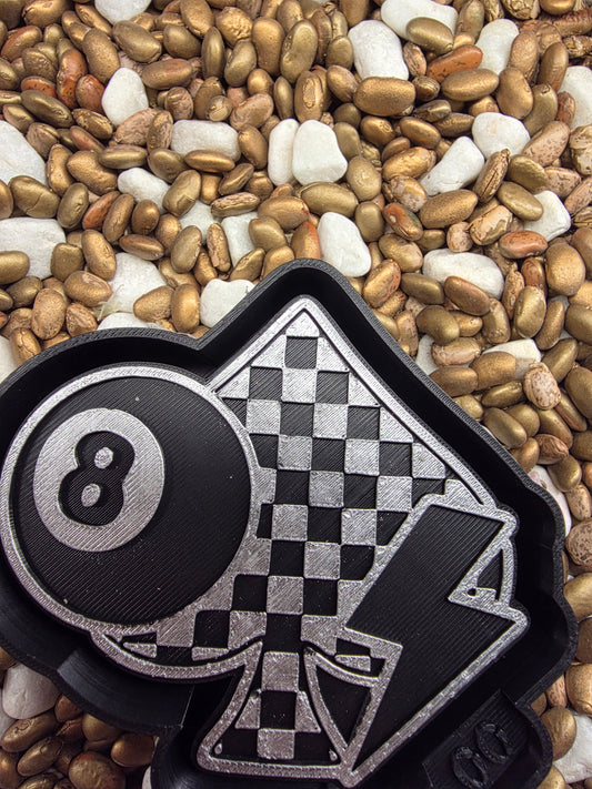 Spade 8 Ball Freshie Mold