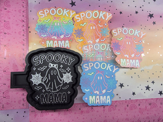 Spooky Mama Card Stock Freshie Mold