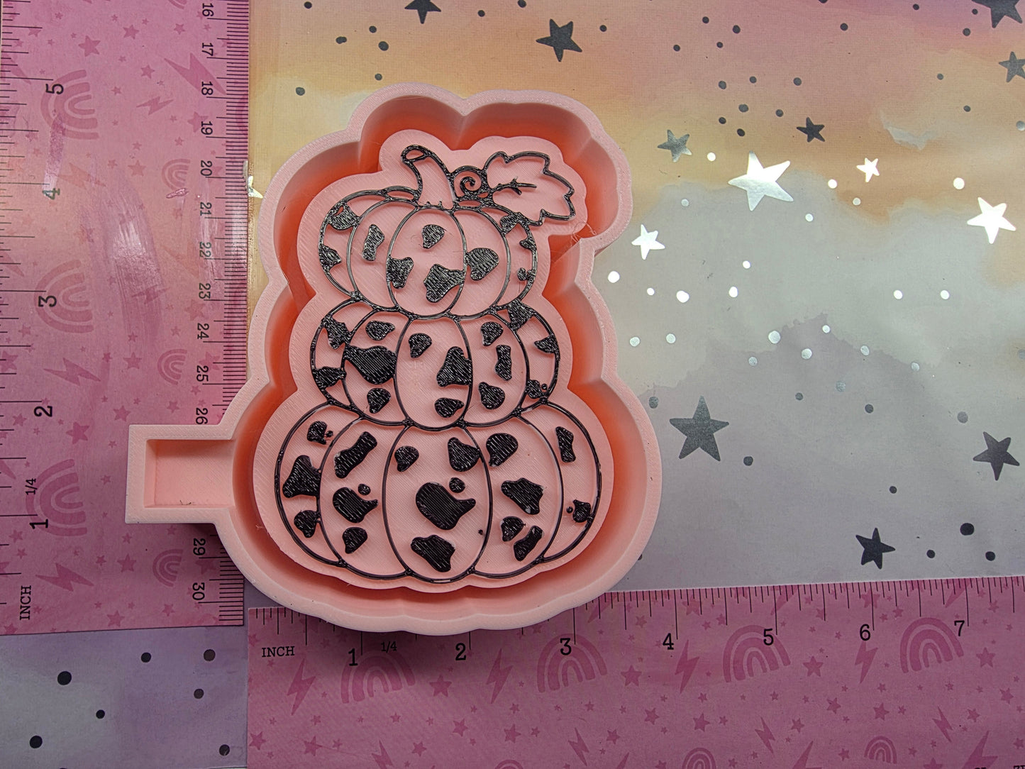 Stacked Pumpkins Freshie Mold