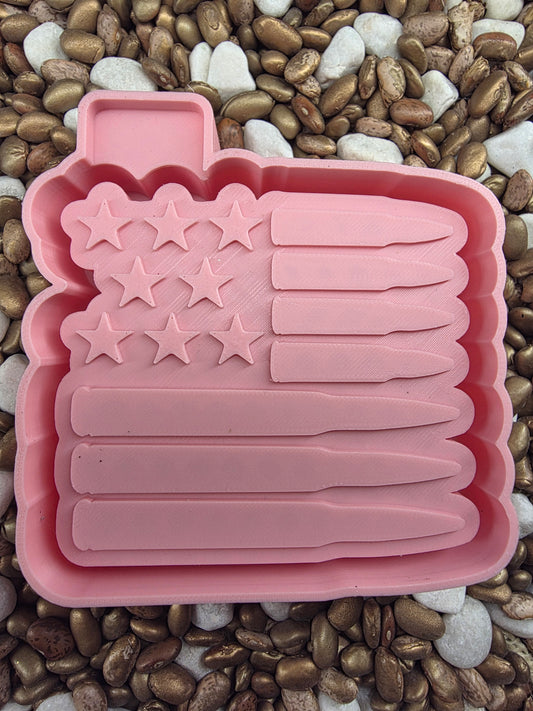 Star Bullet Flag Freshie Mold
