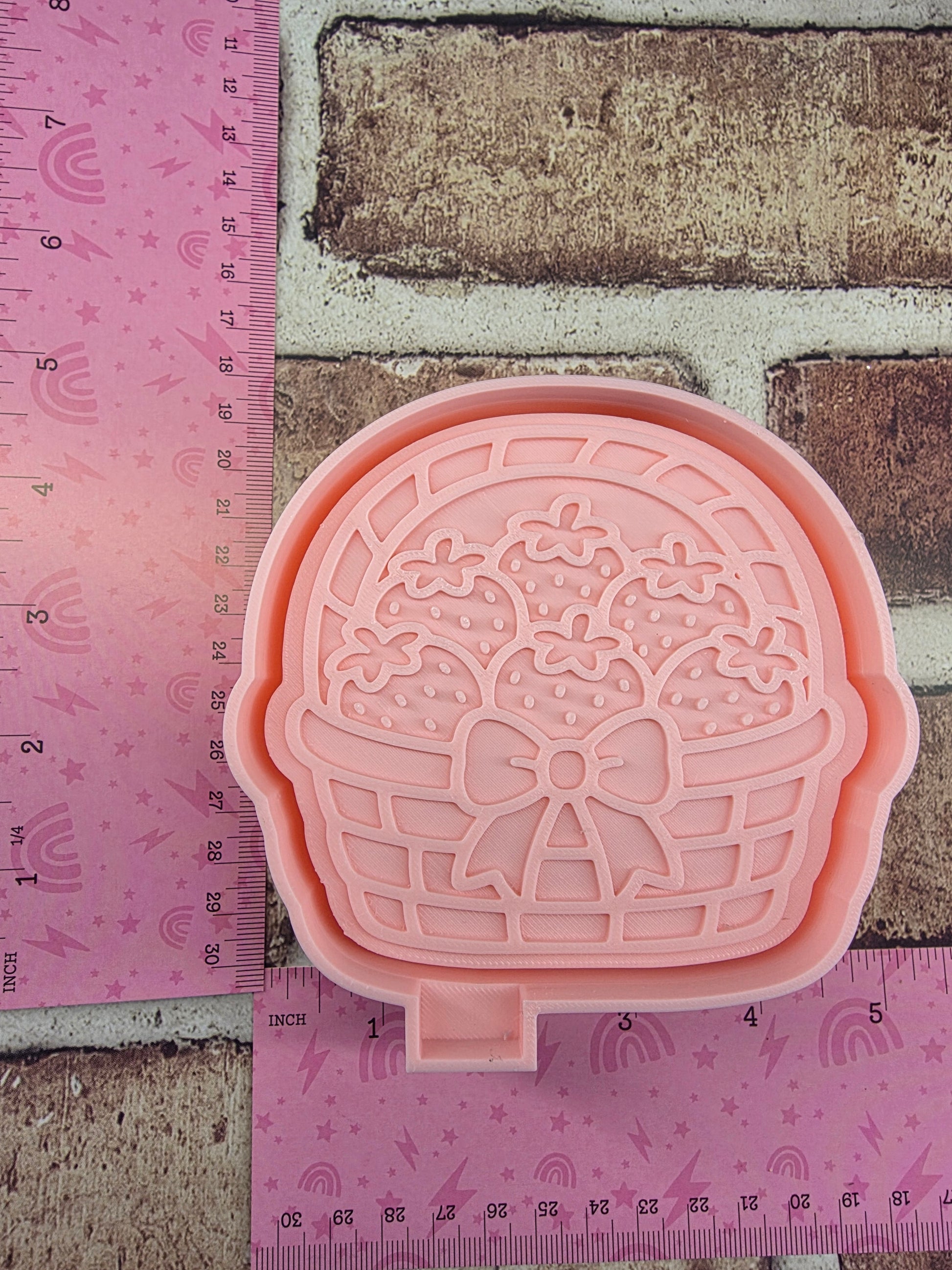  Strawberry Basket Freshie Mold