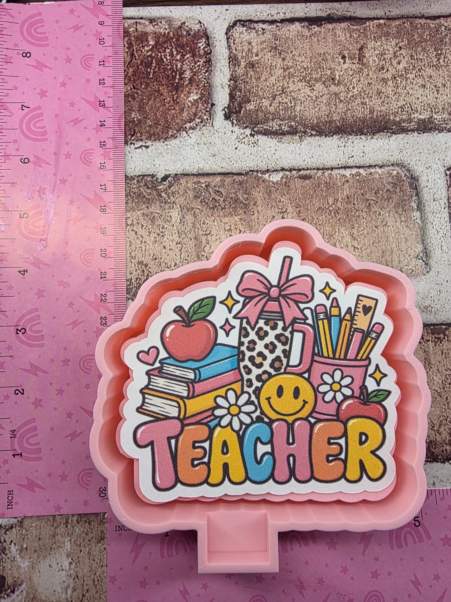 Teacher Cardstock Freshie Mold