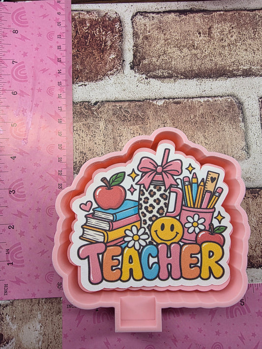 Teacher Cardstock Freshie Mold