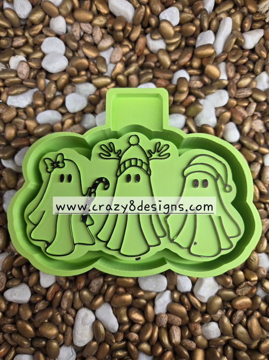 Three Ghost Freshie Mold