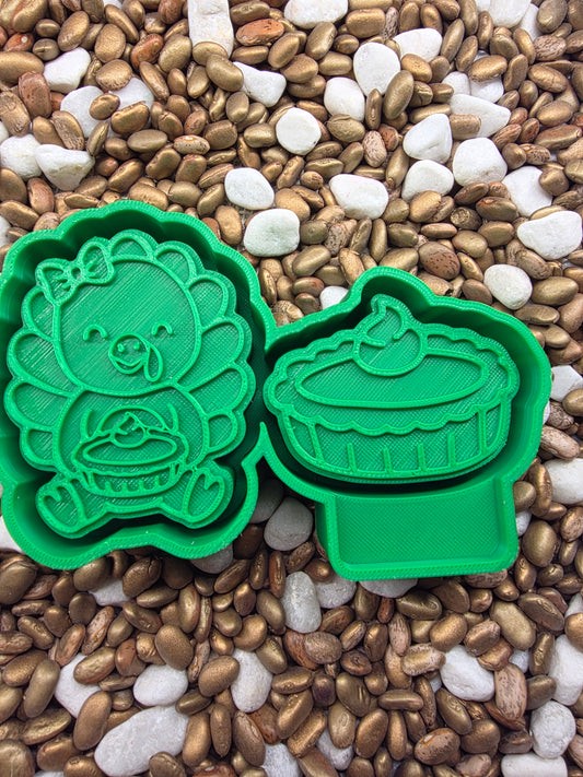 Turkey & Pie Freshie Mold