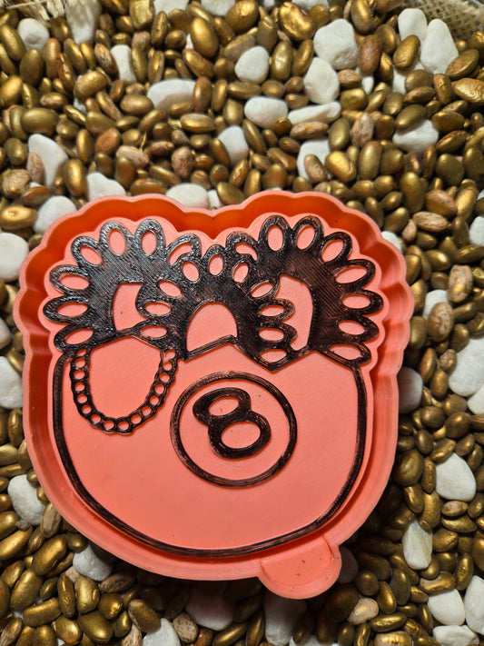 Turquoise 8 Freshie Mold