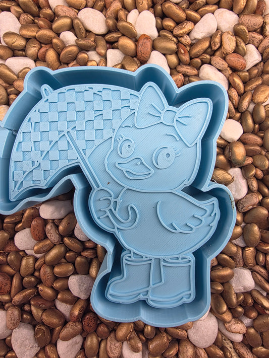 Umbrella Duck Freshie Mold
