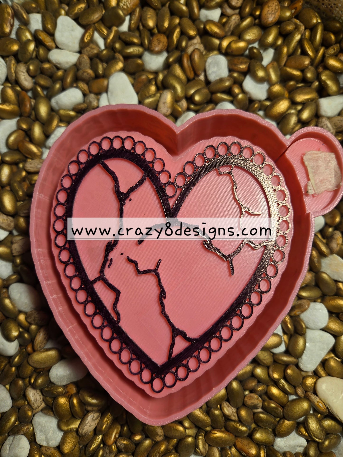 Vein Heart Freshie Mold