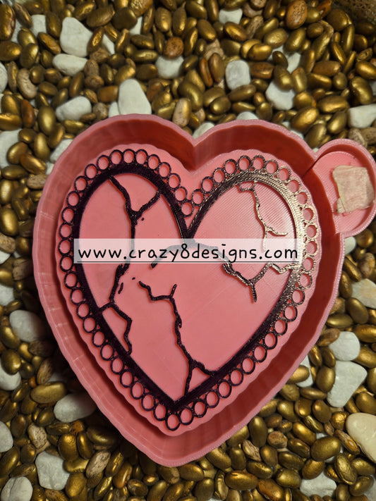 Vein Heart Freshie Mold
