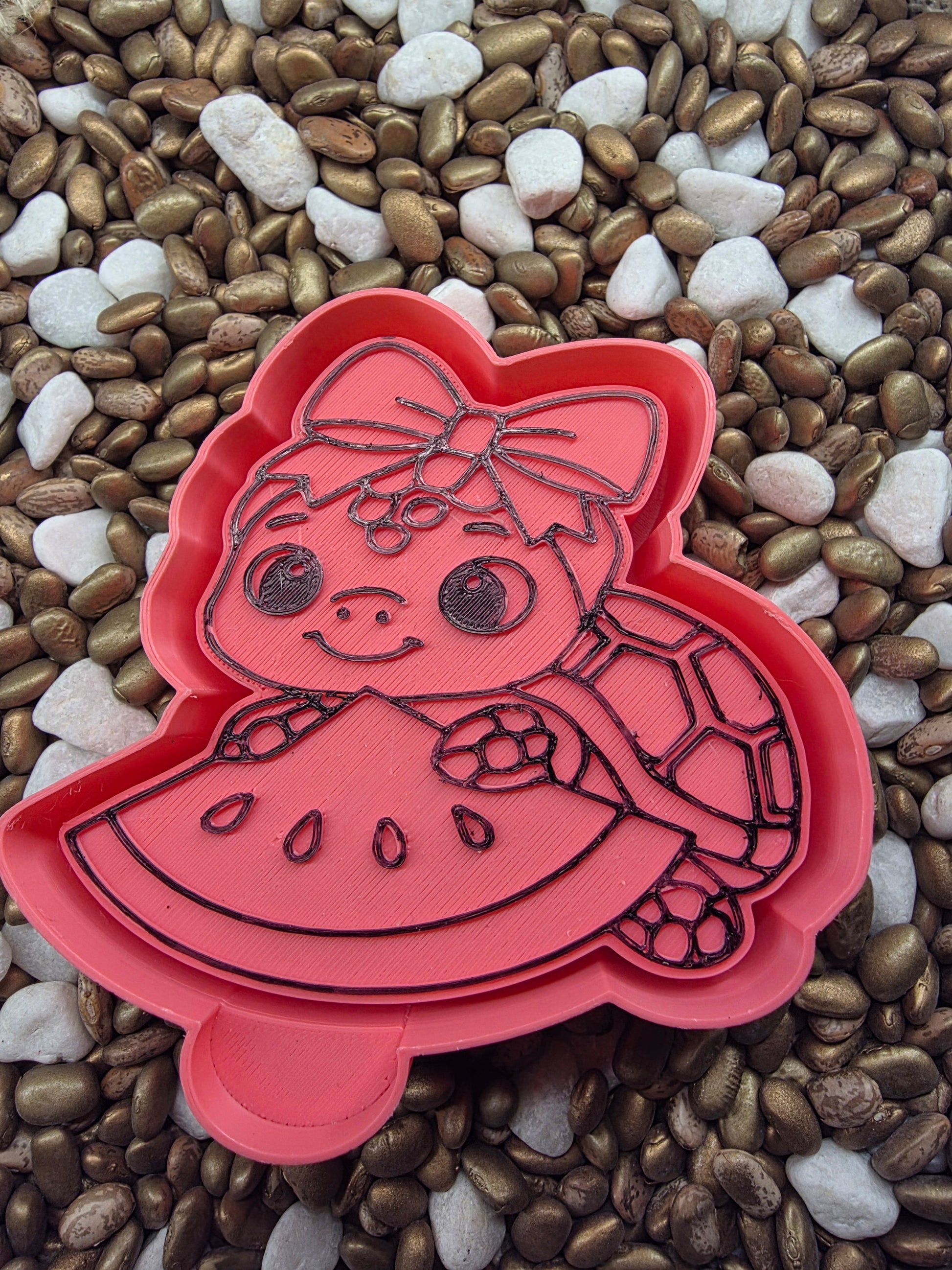 Watermelon Turtle Freshie Mold