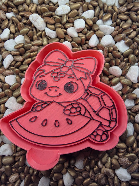 Watermelon Turtle Freshie Mold