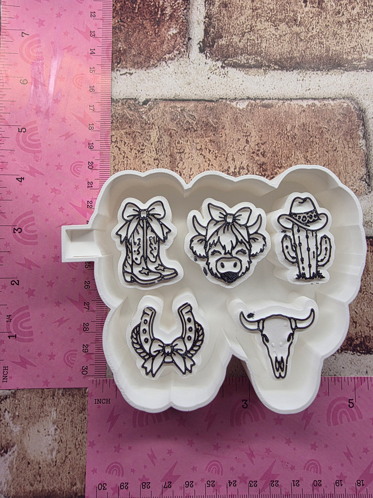 Western Charmy Freshie Mold 