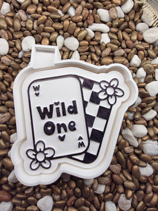 Wild One Card Freshie Mold