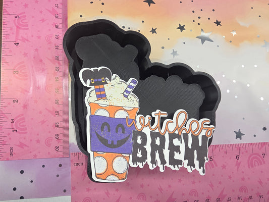 Witches Brew Cardstock Freshie Mold