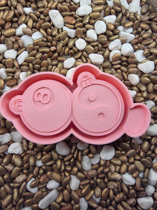 Yin Yang Ornament Freshie Mold