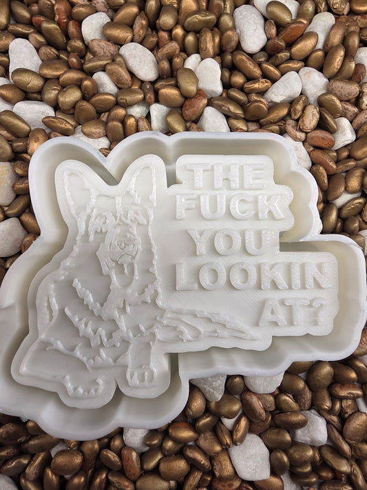  You Lookin At? Flower Freshie Mold